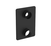 Wiesbaden 8mm kit d'extension noir mat pour mitigeur de douche à 2 voies 29.2562