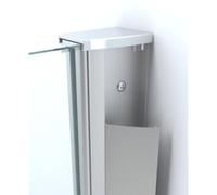 Wiesbaden chrome profil mural paroi de douche épaisseur 1cm L=200cm 20.3835