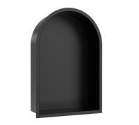 Wiesbaden Demis Encastrable - 30x45x10cm - arc circulaire - noir mat 33.2147