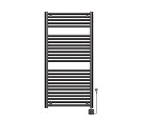 Wiesbaden Elara radiateur électrique Smart WiFi 118,5 x 60 cm gunmetal PVD 41.3568