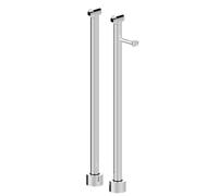 Wiesbaden ensemble de raccords de robinet baignoire sur pied universel rond 29.3935