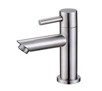 Wiesbaden Imola Robinet de lave-mains inox 304-Imola 1/2" avec bec droit 24.3716