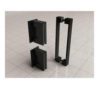 Wiesbaden Less Ensemble de charnières et poignée pour porte niche sans profil mat noir 20.6172