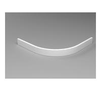 Wiesbaden Panneau de recouvrement avec pieds pour receveur de douche quart de rond 90 x 90 x 4 cm blanc brillant 21.3563