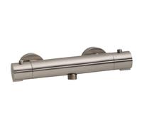 Wiesbaden Rio Mitigeur thermostatique douche acier 15cm brossé 29.3926