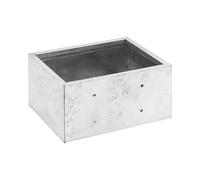 Wiesenfield Auge de 45 x 35 x 21,5 cm pour 36 l rectangulaire - Mangeoire Bac alimentaire Mangeoire chevaux Auge cochons