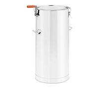 Wiesenfield Extracteur De Miel Centrifugeuse Manuel Tangentiel Inox WIHE-02201 (2 Cadres, Manivelle, Hygiénique, Inox / Plastique)