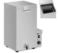 Wiesenfield WIE-CS-70 Échaudoir Bac ? Échauder La Volaille Cuve De Trempage Électrique (230 V, 1800 W, 3 ? 5 poulets par cycle, 70 l, Durée d'échaudage selon le type d'oiseau : 70 - 180 s)