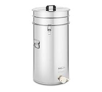 Wiesenfield WIE-HT-100 Maturateur miel 100 L avec tamis, couvercle et robinet à clapet Inox Maturateur miel inox Maturateur à miel - -