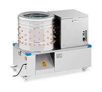 Wiesenfield WIE-PPS-60 Plumeuse Avec Échaudoir Machine ? Échauder Cuve Bac De Trempage ? Échauder Volaille (3300 W, Tambour : 60 cm, Capacité : 270 kg/h, Acier inoxydable)