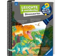 Wieso? Weshalb? Warum? Leuchte und entdecke: Dinosaurier – Livre avec lampe, transparents et rabats