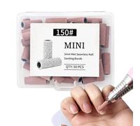 Wieszaki Na Świąteczne Skarpety Lot de 50 accessoires de manucure compacts avec étui de rangement - Mini bandes de ponçage pour vernis à ongles - Pour voyage d'affaires, fête, école Novi