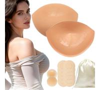 Wieysdoo Coussinet Soutien-Gorge Éponge Adhésif, Push Up Lifting Invisible, Rembourrage Amovible, Adapté Aux Robes, Tops Et Lingerie
