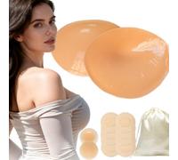 Wieysdoo Coussinet Soutien-Gorge Éponge Adhésif, Push Up Lifting Invisible, Rembourrage Amovible, Adapté Aux Robes, Tops Et Lingerie