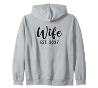Wife 2027 Just Married Promu Femme et Mari 2027 Sweat à Capuche