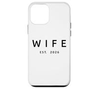 Wife Est. 2026 Mariage de Couple marié, Mari Assorti Coque pour iPhone 12 Mini