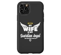 Wife is My Angel She Watches Over Me in Memory Coque pour iPhone 11 Pro