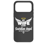 Wife is My Angel She Watches Over Me in Memory Coque pour iPhone 17 Pro Max