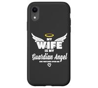 Wife is My Angel She Watches Over Me in Memory Coque pour iPhone XR
