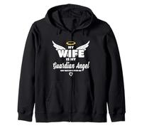 Wife is My Angel She Watches Over Me in Memory Sweat à Capuche
