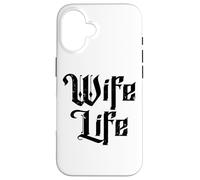 Wife Life Just Married Honeymoon Mariage drôle Coque pour iPhone 16