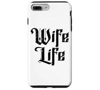 Wife Life Just Married Honeymoon Mariage drôle Coque pour iPhone 7 Plus/8 Plus