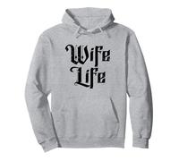Wife Life Just Married Honeymoon Mariage drôle Sweat à Capuche