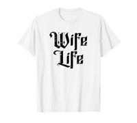Wife Life Just Married Honeymoon Mariage drôle T-Shirt