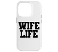 Wife Life Just Married Wedding Moon Mariage drôle Coque pour iPhone 14 Pro