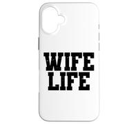 Wife Life Just Married Wedding Moon Mariage drôle Coque pour iPhone 16 Plus