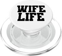 Wife Life Just Married Wedding Moon Mariage drôle PopSockets PopGrip pour MagSafe