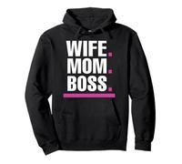 Wife Mom Boss Épouse Maman Patron C'est Drôle Cadeaux Mama Sweat à Capuche
