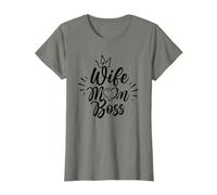 Wife Mom Boss Féminisme Femme Fille Féministe T-Shirt