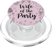 Wife of The Party, Funny Doodle Graphic Woman PopSockets PopGrip pour MagSafe
