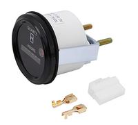 Wifehelper 12-36V Courant Alternatif AC testeur de jauge de mètre de mètre d'heure de Quartz de Haute précision Rond Standard imperméable Industriel pour Le Moteur de Camion de Voiture de Bateau