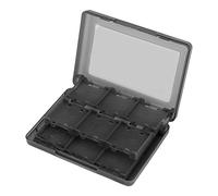 Wifehelper Étui pour Cartes de Jeu 28 en 1, Boîte de Rangement pour Cartouche de Porte-Cartes de Jeu en Plastique PP pour 3DS DSL DSI LL (Noir)