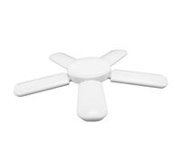 Wifehelper Lampes de Garage LED en Forme D'éventail, Ampoule Pliante, Lampe Transformable Super Lumineuse, Ampoule à économie D'énergie pour E26 E27, Proche des Plafonniers