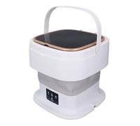 Wifehelper Machine à Laver Portable 3 Modes de Minuterie Mini Laveuse Pliable avec Tuyau de Vidange 11,5 L Laveuse Pliable de Grande capacité pour sous-Vêtements Vêtements de bébé (Prise UE)