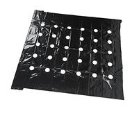 Wifehelper Paillis perforé pour Serre Film de Paillis perforé PE Film de Feuille Noire Film de Paillis D'exportation Agricole Film perforé Polyéthylène