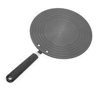 Wifehelper Plaque de Diffuseur de Chaleur Plaque D'adaptation à Induction en Acier Inoxydable avec Poignée de Retrait Batterie de Cuisine Anneau de Mijotage Plaque de Cuisson à Induction (28cm)