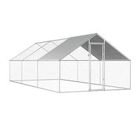 WIFESE Cage à poules d'extérieur 2,75 x 6 x 1,92 m en acier galvanisé pour poules, canards et autres petits animaux - Pratique et spacieux