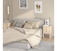 WIFESE Table De Chevet Bois De Pin Massif 40x35x61,5 cm 2 pcs Table De Nuit Table De Chevet Bois Petite Table De Nuit Table D'Appoint éTroite Chevet De Lit Nightstand Brun