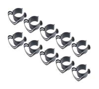 Wiffe 10 pièces organisateurs de câbles en Plastique Haute résistance Supports de Clips de câbles pour éclairage de scène et équipement auditif Clips de Fil auditifs à encliquetage Facile