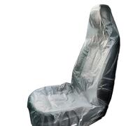 Wiffe 100 pièces Housses de siège de Voiture Transparentes Housses de Chaise de Voiture jetables siège de véhicule Housse Anti-poussière Protecteur Universel en Plastique Chaise Transparente