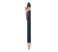 Wiffe à bille rétractable, tige de mate, pointe de 0, 7 mm, rechargeable, en métal, pour bureau, hôtel, réception Retractable Ballpoint