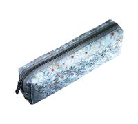 Wiffe à brodé à Fleurs, Organisateur de stylos en Coton et Lin, Rangement à Fermeture éclair pour l ' école et Le Bureau, étui de Fournitures Scolaires asiatiques essentielles