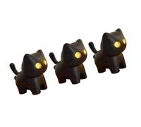 Wiffe Accessoire coratif en forme de chat avec LED automatique qui brille dans l ' obscurité pour voir et toucher Miaou pour réduire le stress Pendentif de lumineux automatique
