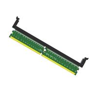 Wiffe Adaptateur DDR5 UDIMM 288 Broches, Carte de Protection de de mémoire avec loquets Courts, Adaptateur de Fente UDIMM DDR5 288 Broches pour Ordinateur de Bureau, Installation Pratique