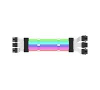 Wiffe Alimentation de bureau 24 broches ARGB, câble d ' éclairage bidirectionnel 5V3P AURA-3Pin PCI-E GPU 8PinX2 8PinX3, adaptateur de