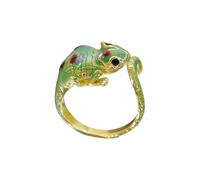 Wiffe Bagues tendance multicolores inspirées de la nature, avec un design sensible à la température pour des styles polyvalents, bagues uniques